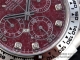 劳力士ROLEX Daytona 116519红色方钠石胶迪CLEAN厂复刻版表盘外观细节图