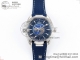 VS厂复刻欧米茄海马Aqua Terra 150M GMT Worldtimer深蓝色世界时胶带款高仿手表细节图