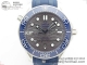 VSF厂复刻欧米茄海马Seamaster Diver 300M 海马300蓝圈灰盘胶带款高仿手表细节图