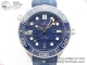 VSF厂复刻欧米茄海马Seamaster Diver 300M 海马300蓝盘胶带款高仿手表细节图