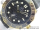 VSF厂复刻欧米茄海马Seamaster Diver 300M 间黄金海马300胶带款高仿手表细节图