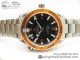 VSF厂复刻欧米茄海马Planet Ocean Professional Orange Bezel Diver 300M 橙圈海马钢带款高仿手表细节图