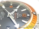 VSF厂复刻欧米茄海马Planet Ocean Professional Orange Bezel Diver 300M 橙圈海马钢带款高仿手表细节图