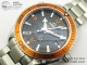 VSF厂复刻欧米茄海马Planet Ocean Professional Orange Bezel Diver 300M 橙圈海马钢带款高仿手表细节图