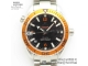 VSF厂复刻欧米茄海马Planet Ocean Professional Orange Bezel Diver 300M 橙圈海马钢带款高仿手表细节图