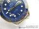 VSF厂复刻欧米茄海马Seamaster Diver 蓝金海马300钢带款高仿手表细节图