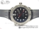 VSF厂复刻欧米茄海马Seamaster Diver 300M 钢带黑盘红针海马300胶带款高仿手表细节图