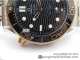 VS厂复刻欧米茄海马Seamaster Diver 300M 间玫瑰金海马300钢带款高仿手表细节图