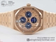 APS厂复刻爱彼皇家橡树离岸万年历ROYAL OAK PERPETUAL CALENDAR全玫瑰金钢带款高仿手表细节图