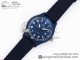 ZF厂复刻IWC万国飞行员Pilot’s Watch Laureus Blue Ceramic IW328101 飞行员蓝色陶瓷蓝色尼龙表带款高仿手表细节图