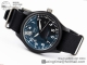 ZF厂复刻IWC万国飞行员Pilot’s Watch Top Gun Black Ceramic IW326901  飞行员黑色陶瓷黑色尼龙表带款高仿手表细节图