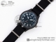 ZF厂复刻IWC万国飞行员Pilot’s Watch Top Gun Black Ceramic IW326901  飞行员黑色陶瓷黑色尼龙表带款高仿手表细节图