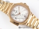 PPF复刻百达翡丽PATEK PHILIPPE Nautilus 7118 LADIES 全金白盘钢带款高仿手表细节图