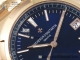 ZF复刻江诗丹顿VACHERON CONSTANTINE OVERSEAS 纵黄四海 全玫瑰金蓝盘钢带款高仿手表细节图