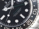 clean厂复刻劳力士Rolex GMT-Master II 126710 GRNR   黑灰色陶瓷圈板链高仿手表细节图