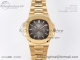 PPF复刻百达翡丽 PATEK PHILIPPE Nautilus 鹦鹉螺 5711/1R-001 RG  棕色表盘高仿手表细节图